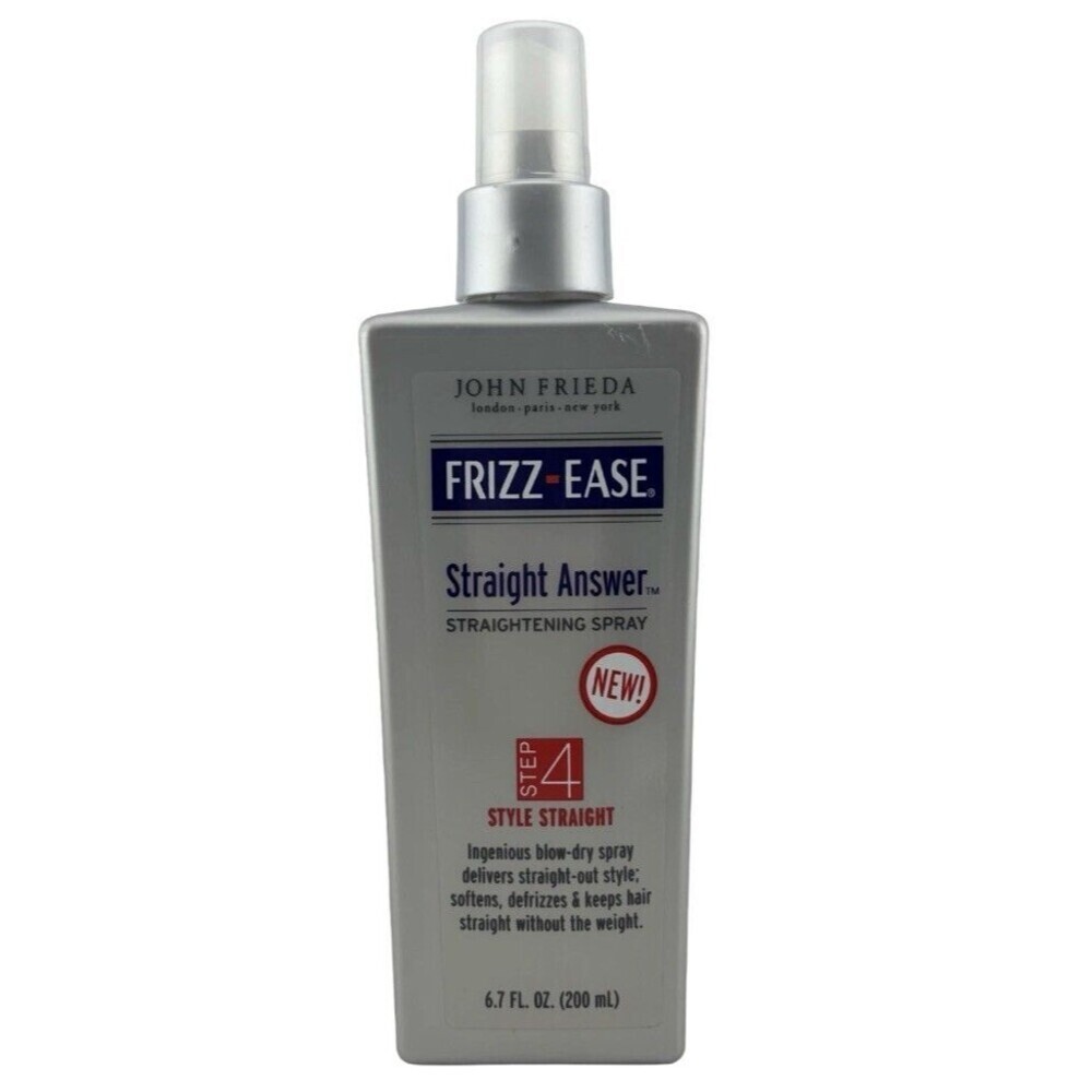 John Frieda Frizz-Ease Straightening Spray 6.7 oz Discontinued 2004 Edition NEW